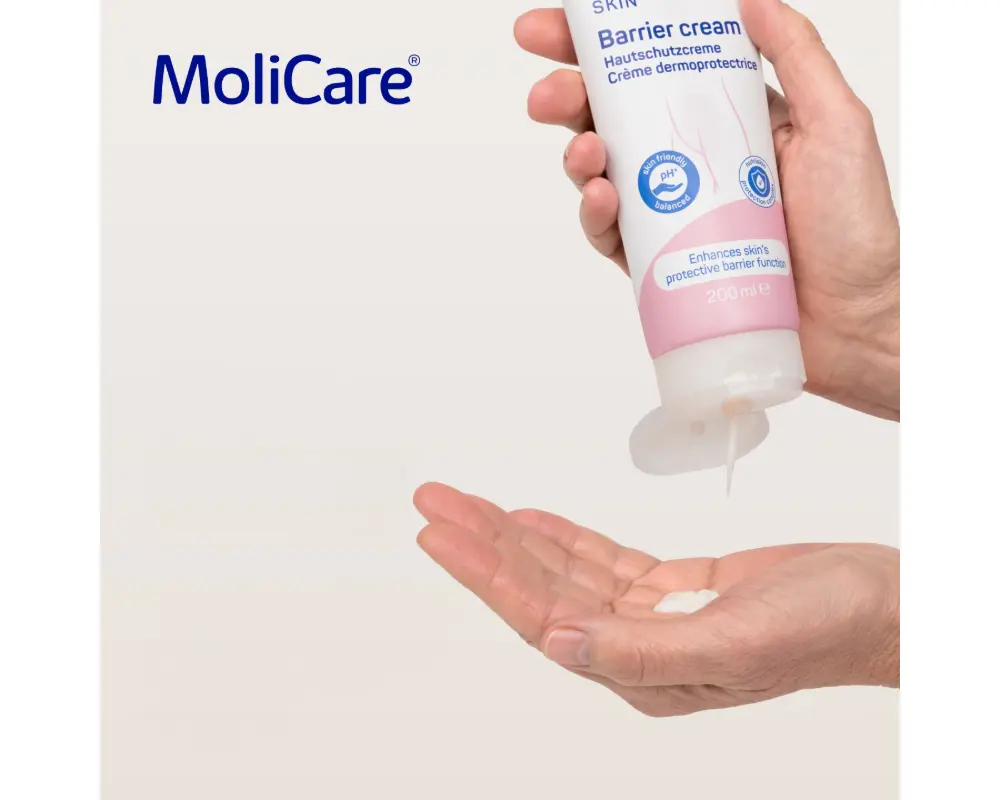 MoliCare Skin Hautschutzcreme Anwendung