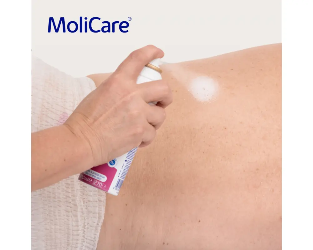 MoliCare Skin Oel Hautschutzspray Anwendung